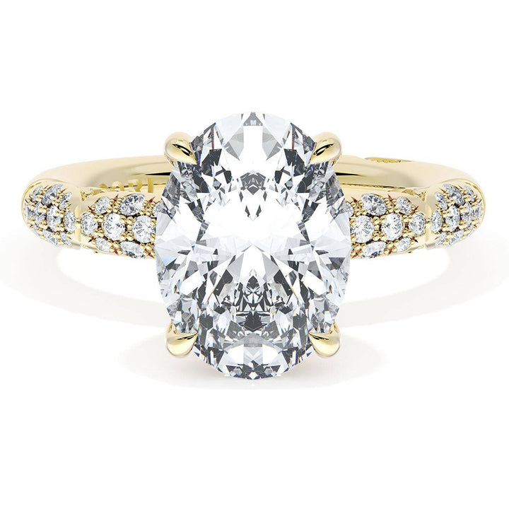 Oval Bloom Engagement Ring