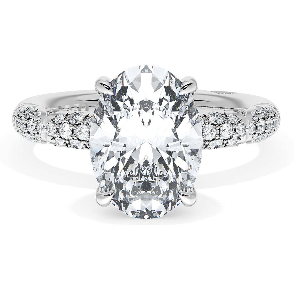 Oval Bloom Engagement Ring