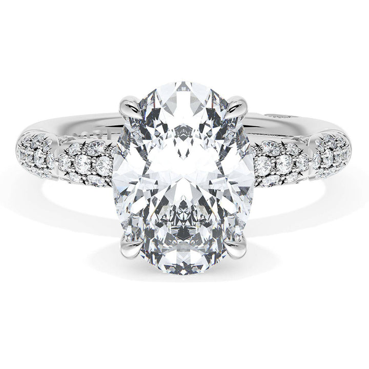 Oval Bloom Engagement Ring