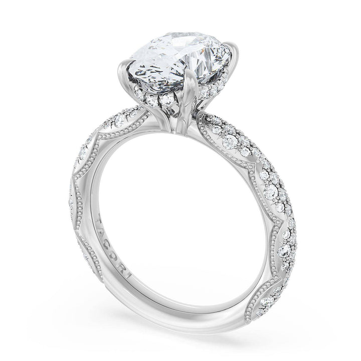 Oval Bloom Engagement Ring