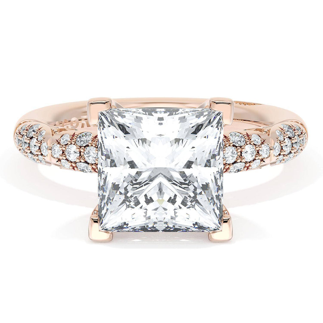 Princess Bloom Engagement Ring