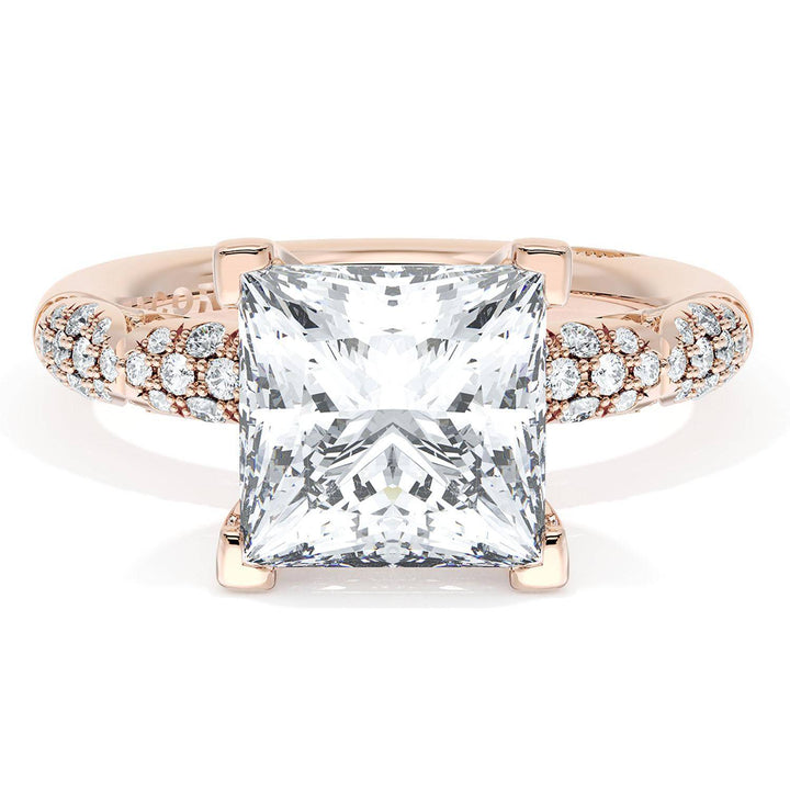 Princess Bloom Engagement Ring