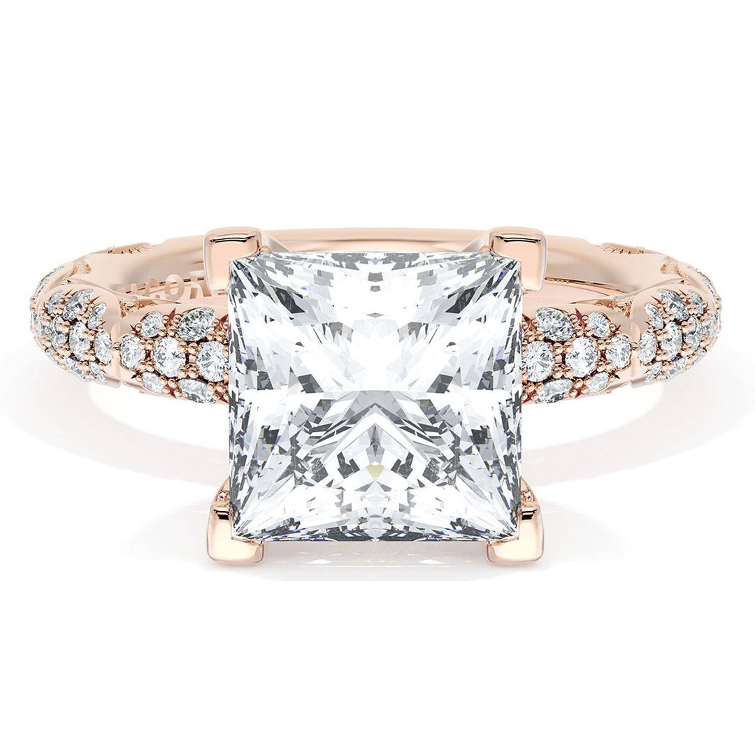 Princess Bloom Engagement Ring