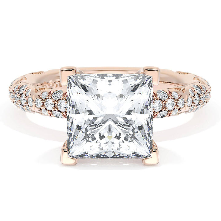 Princess Bloom Engagement Ring