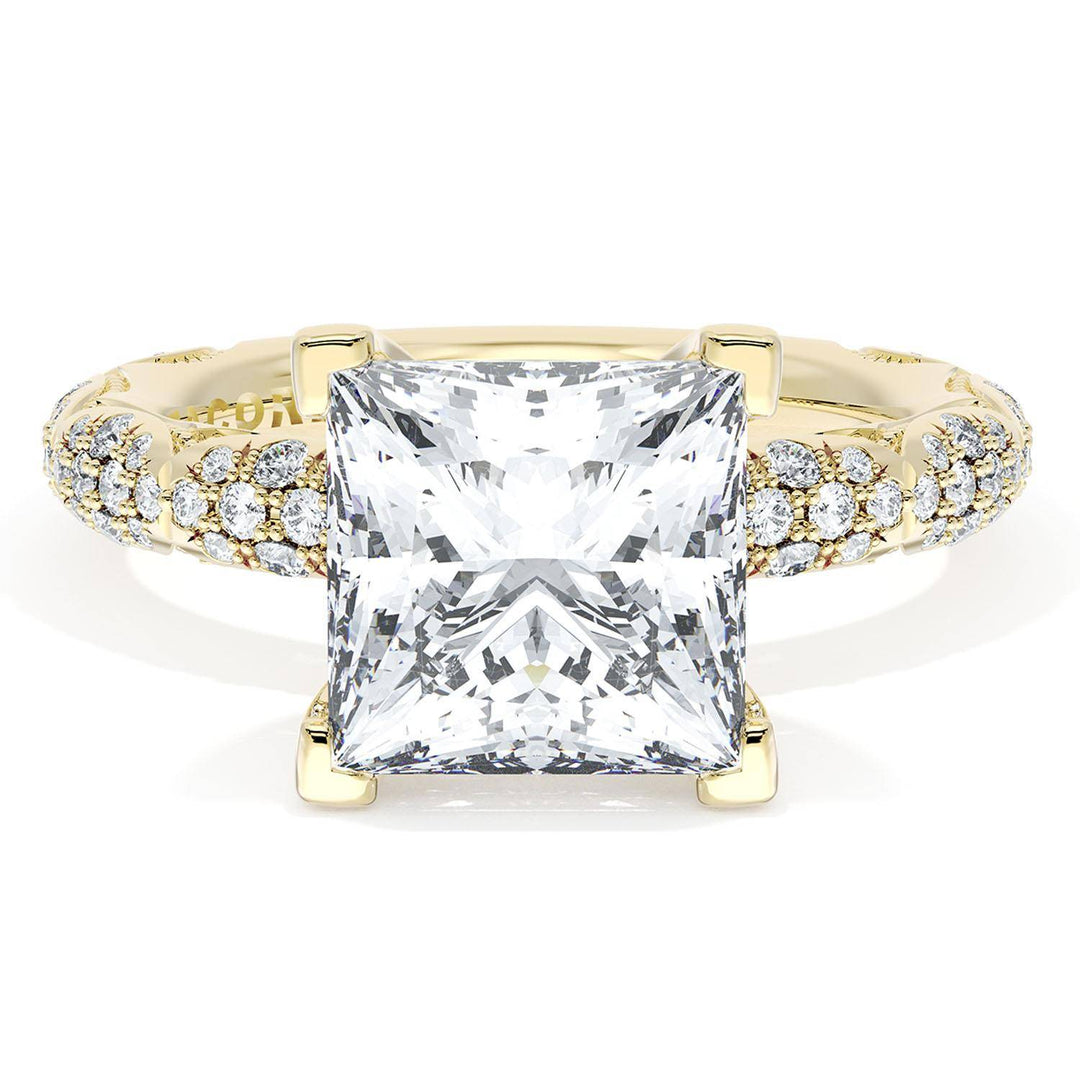 Princess Bloom Engagement Ring