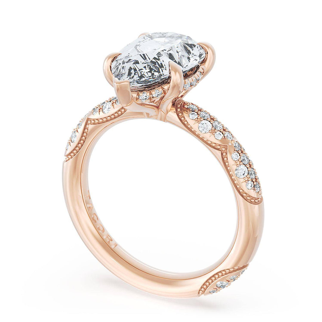 Pear Bloom Engagement Ring