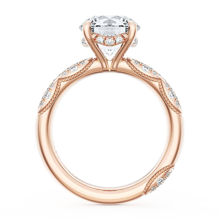 Round Bloom Engagement Ring