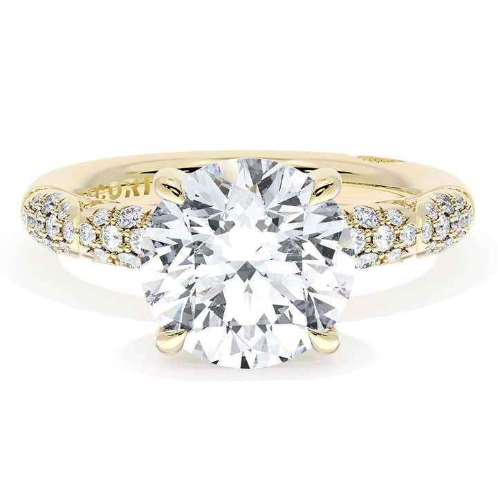 Round Bloom Engagement Ring