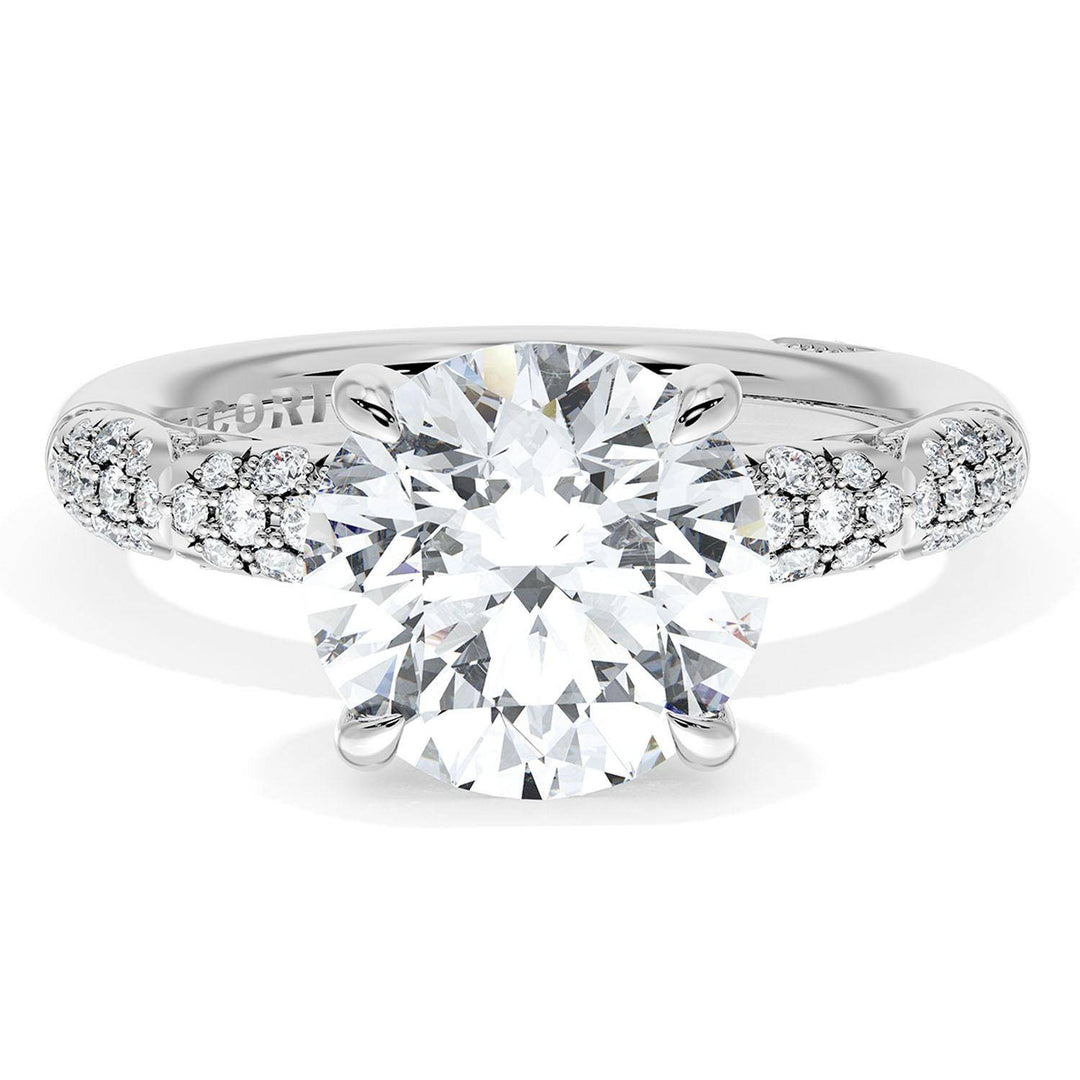 Round Bloom Engagement Ring