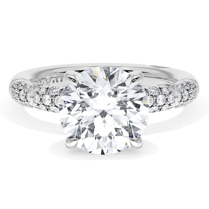 Round Bloom Engagement Ring