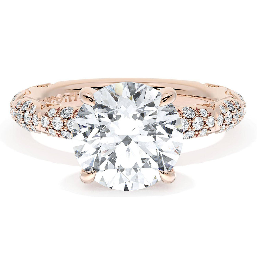 Round Bloom Engagement Ring