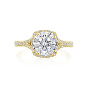 Round Bloom Engagement Ring