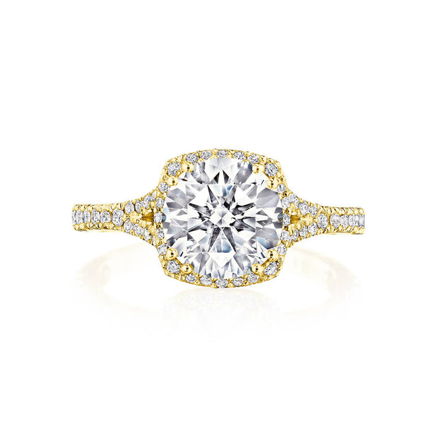 Round Bloom Engagement Ring