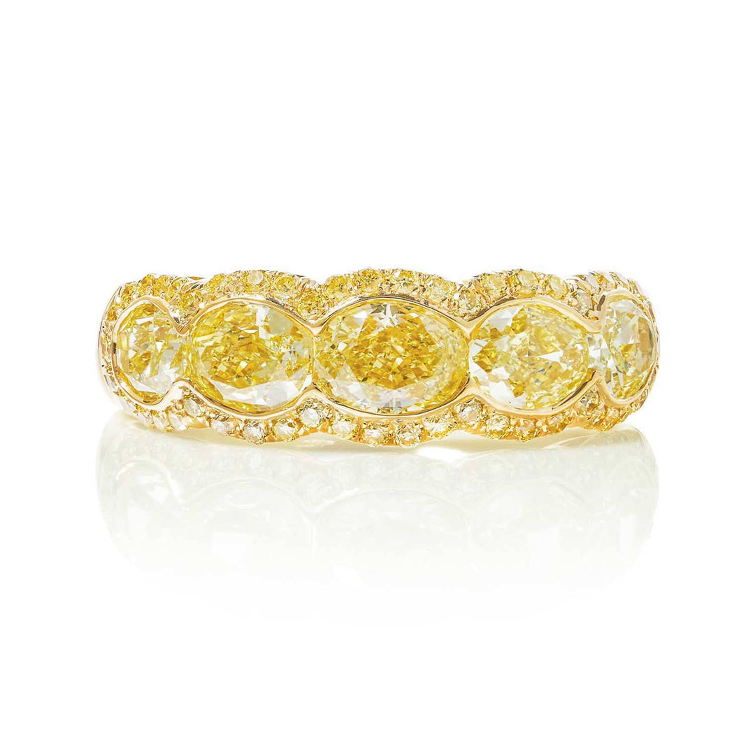 Fancy Yellow Diamond BandJewelry