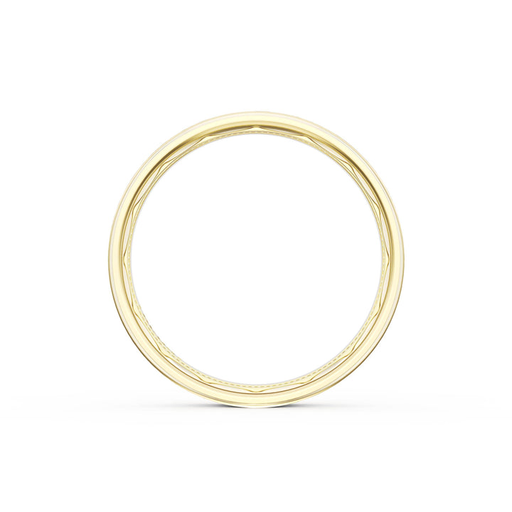 Flat Brush Finish Wedding Band