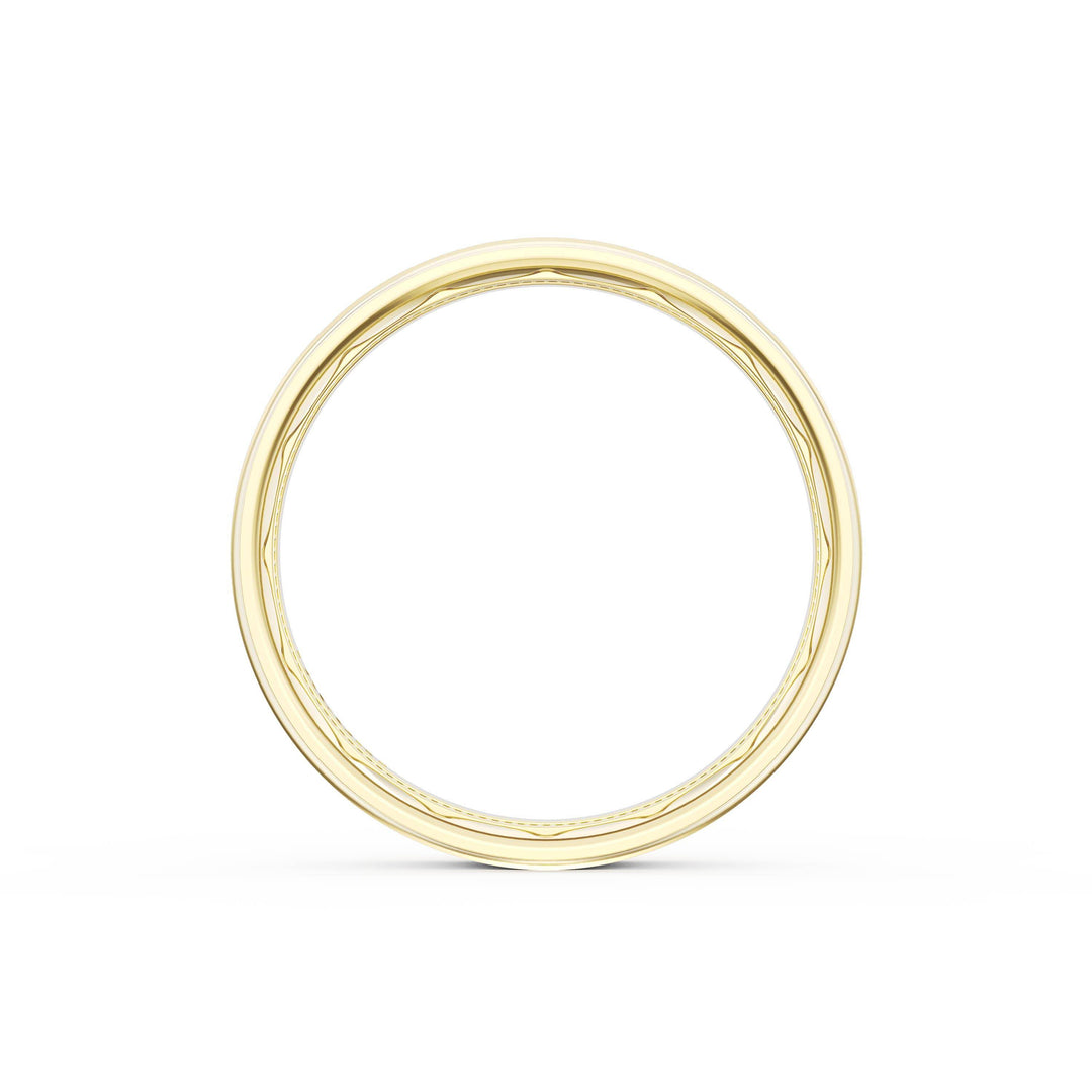 Flat Satin Finish Wedding Band