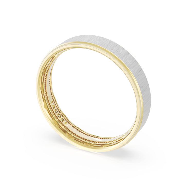 Flat Satin Finish Wedding Band