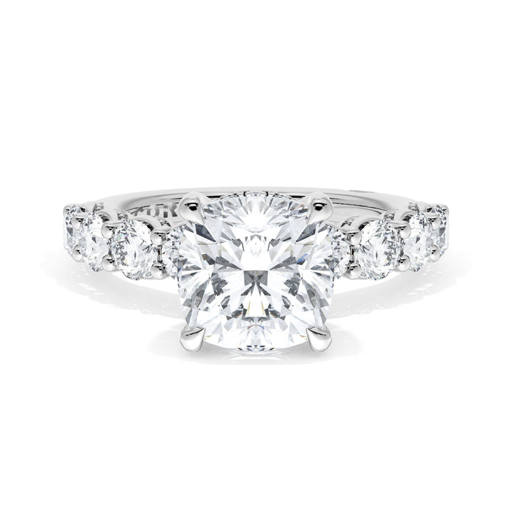 Cushion Solitaire Engagement Ring