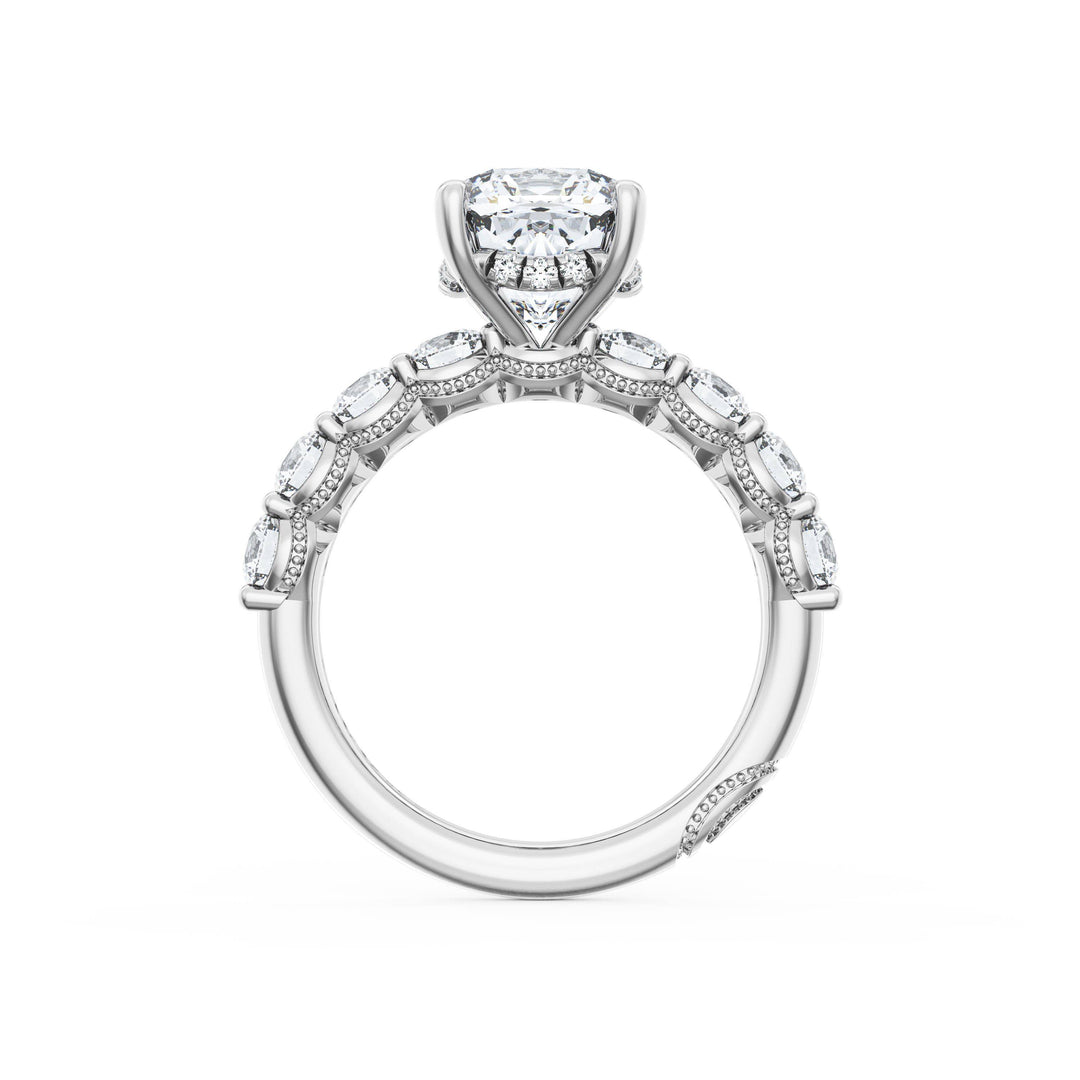 Cushion Solitaire Engagement Ring