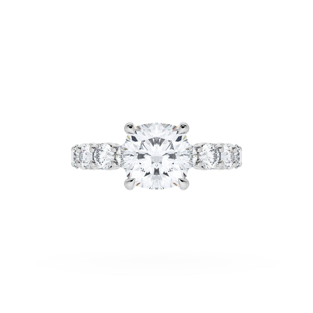 Cushion Solitaire Engagement Ring