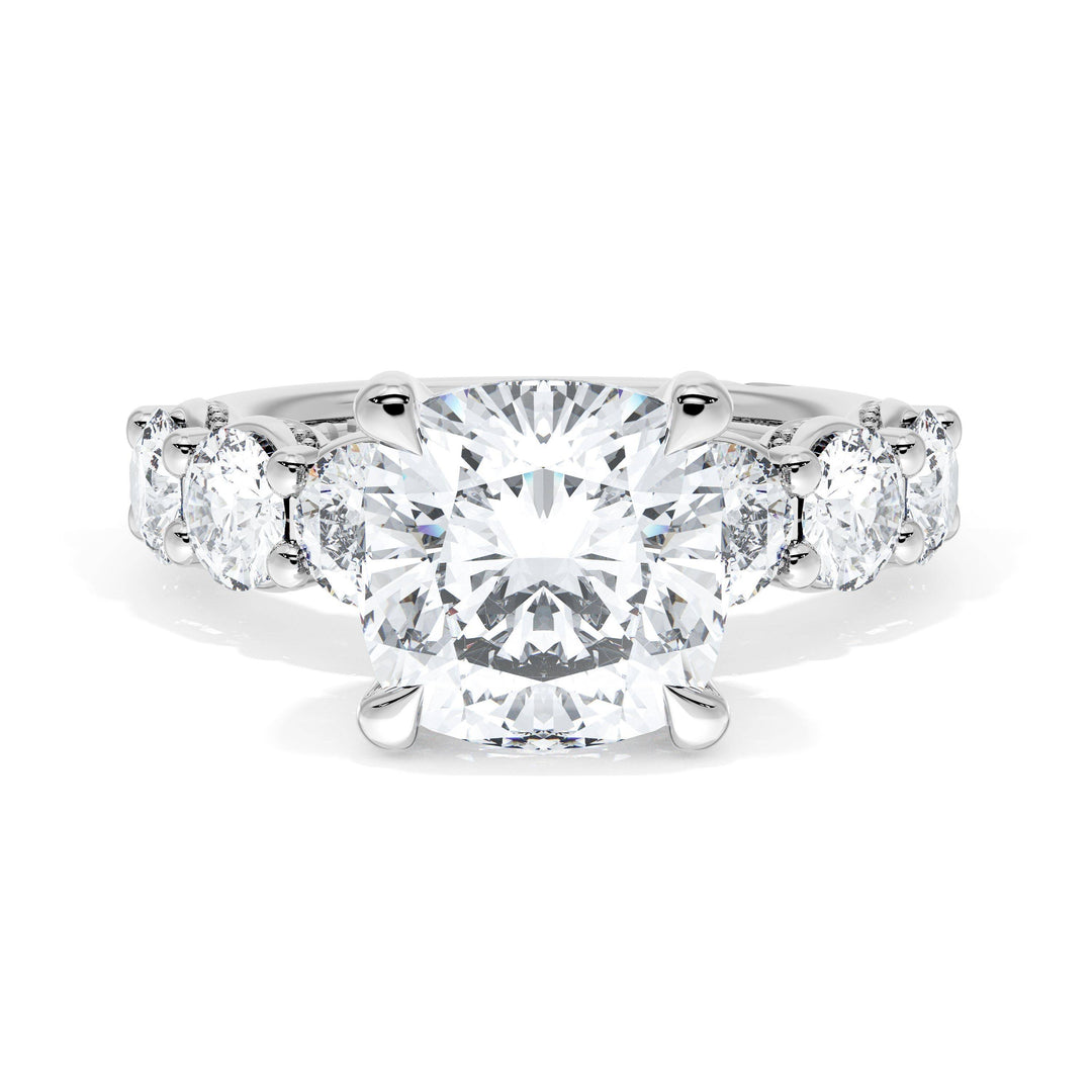 Cushion Solitaire Engagement Ring