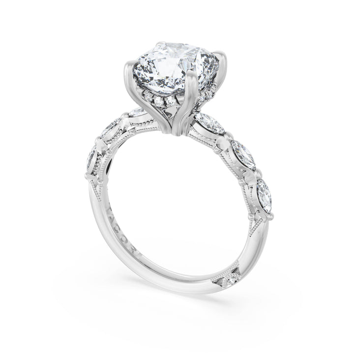 Cushion Solitaire Engagement Ring