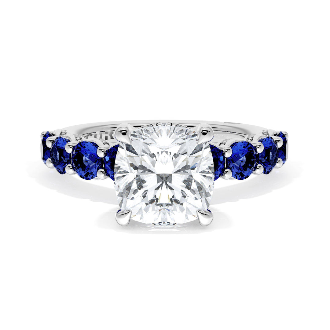 Cushion Solitaire Engagement Ring