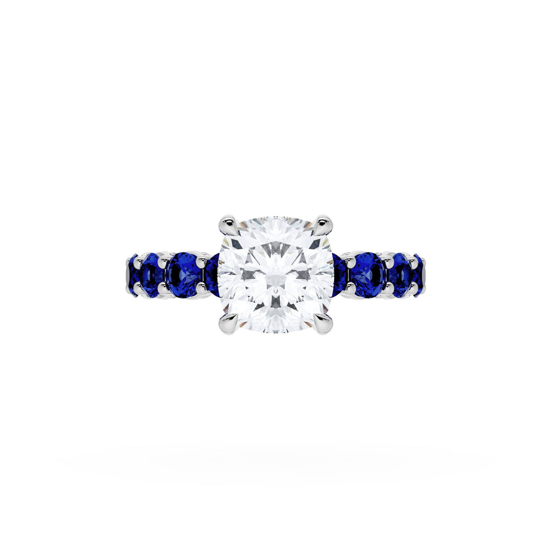 Cushion Solitaire Engagement Ring
