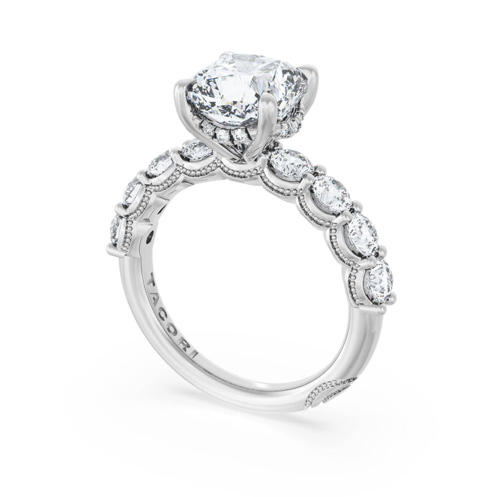 Cushion Solitaire Engagement Ring