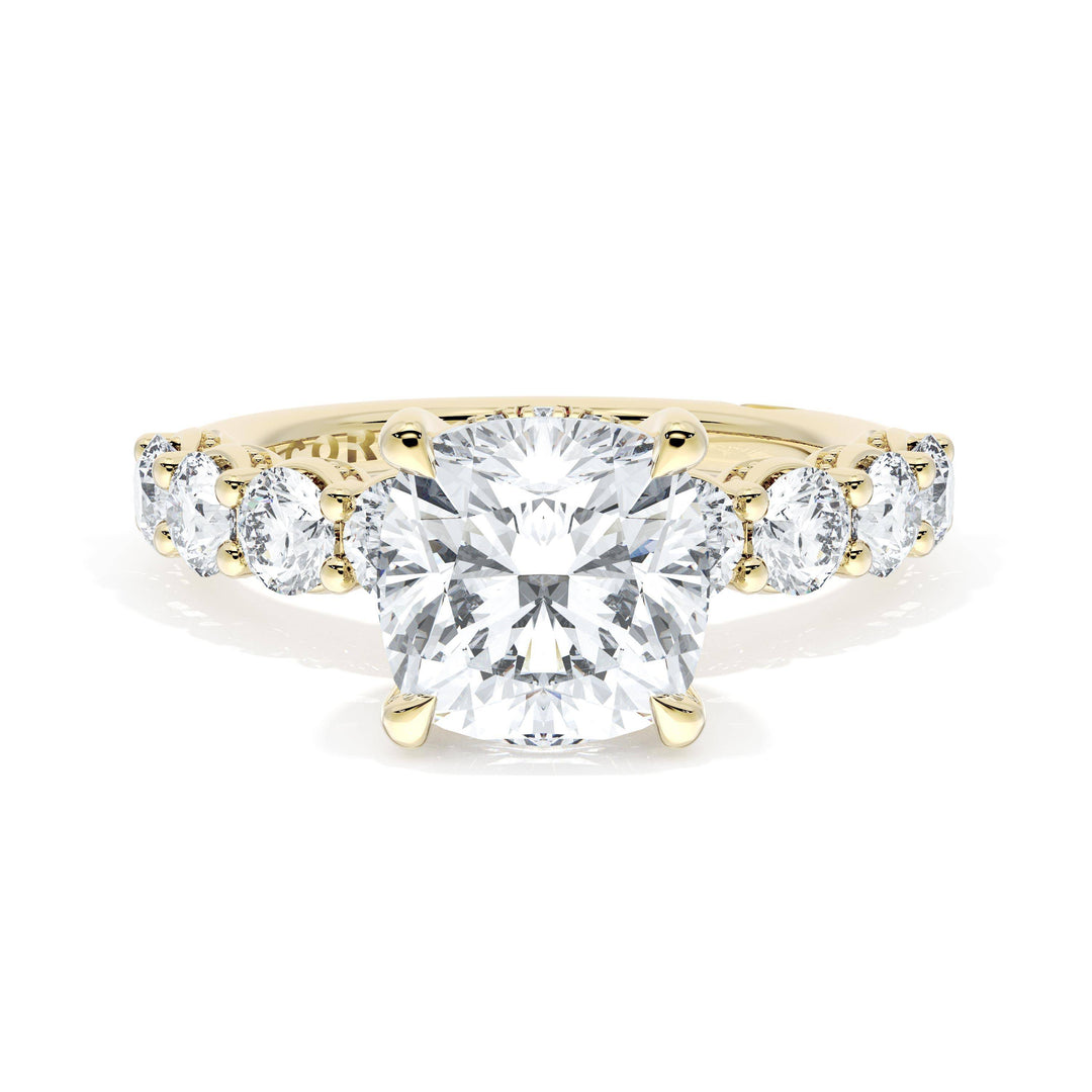 Cushion Solitaire Engagement Ring