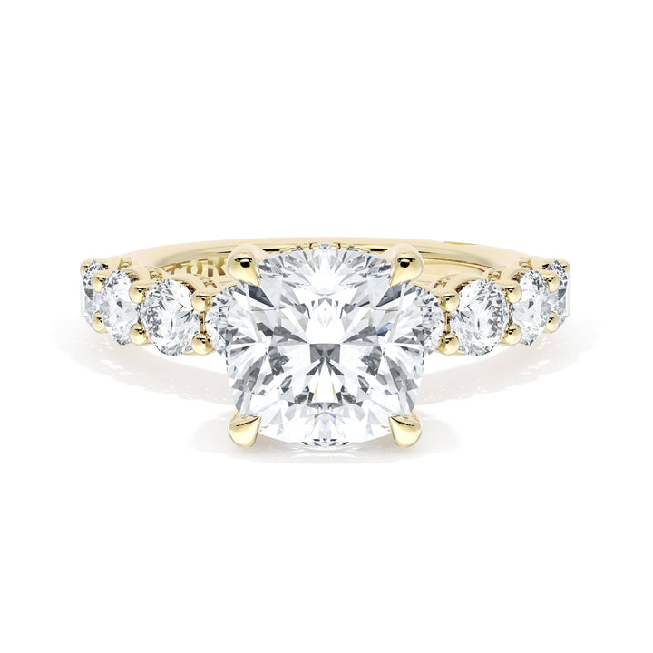 Cushion Solitaire Engagement Ring