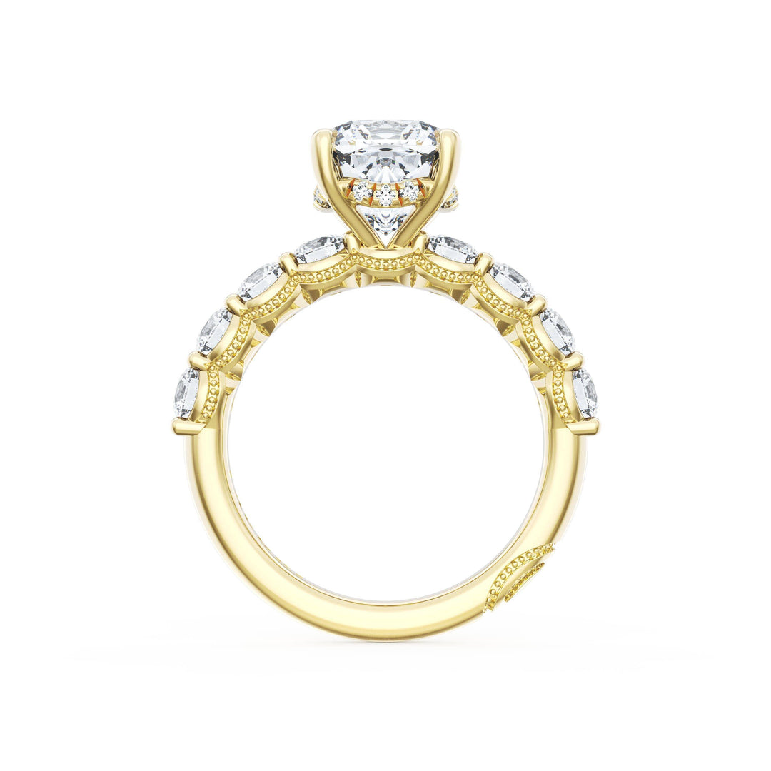 Cushion Solitaire Engagement Ring