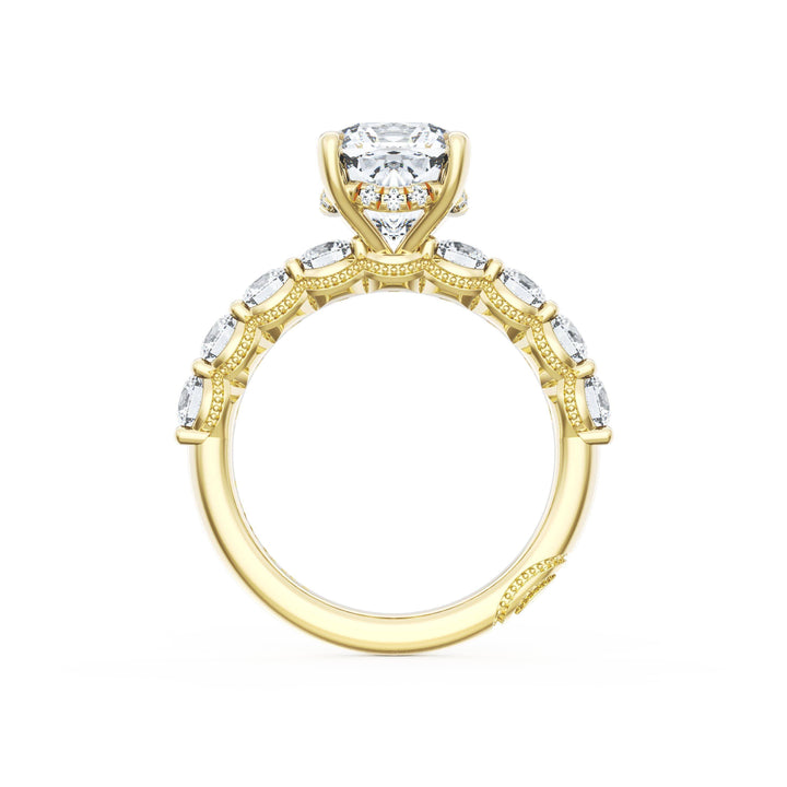 Cushion Solitaire Engagement Ring