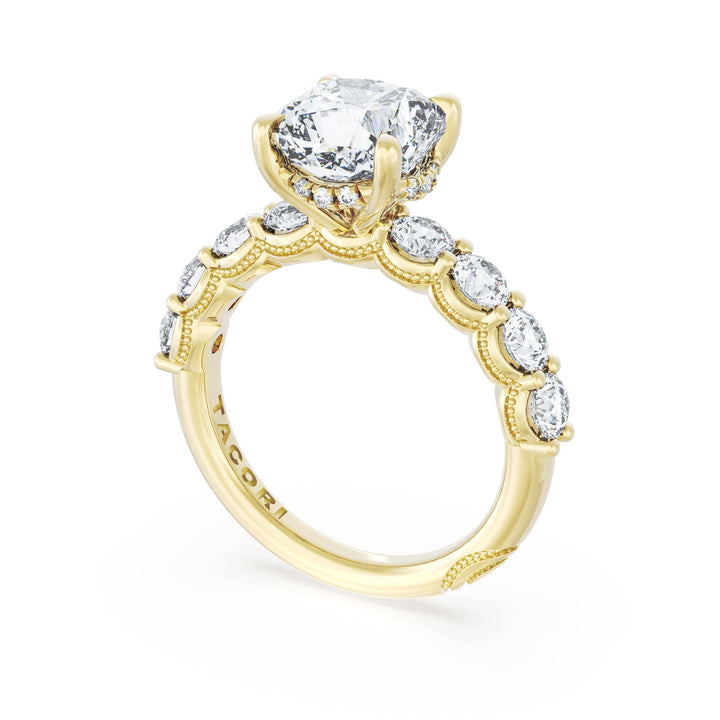 Cushion Solitaire Engagement Ring