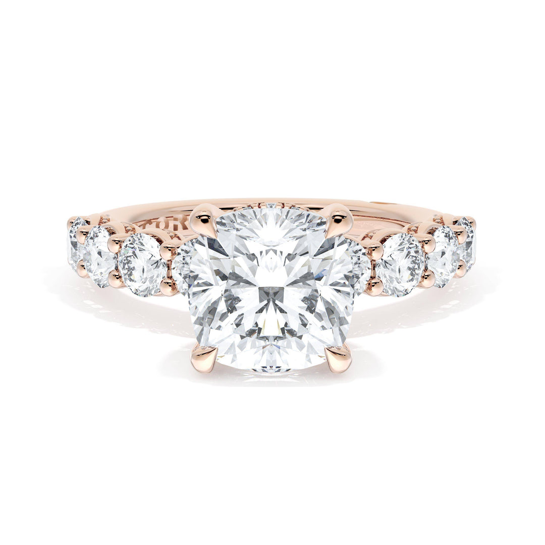Cushion Solitaire Engagement Ring