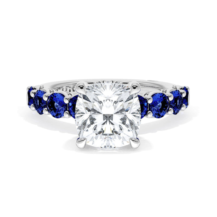Cushion Solitaire Engagement Ring