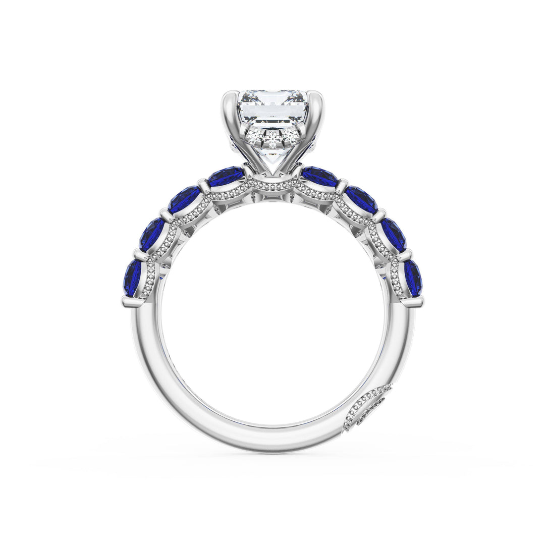 Emerald Solitaire Engagement Ring