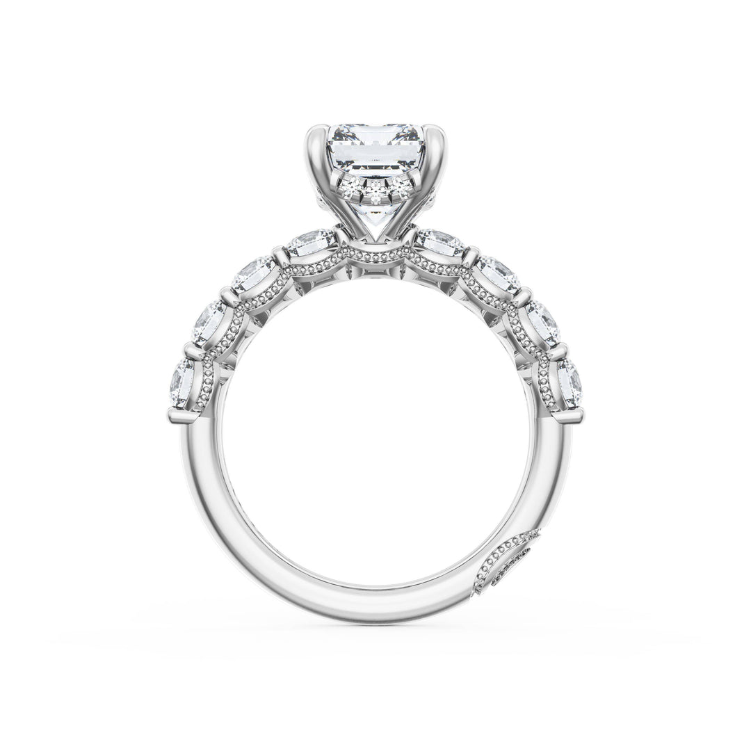 Emerald Solitaire Engagement Ring