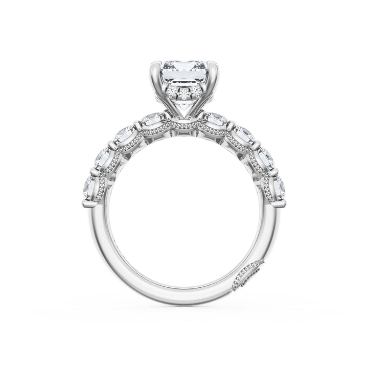 Emerald Solitaire Engagement Ring