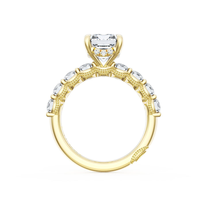 Emerald Solitaire Engagement Ring
