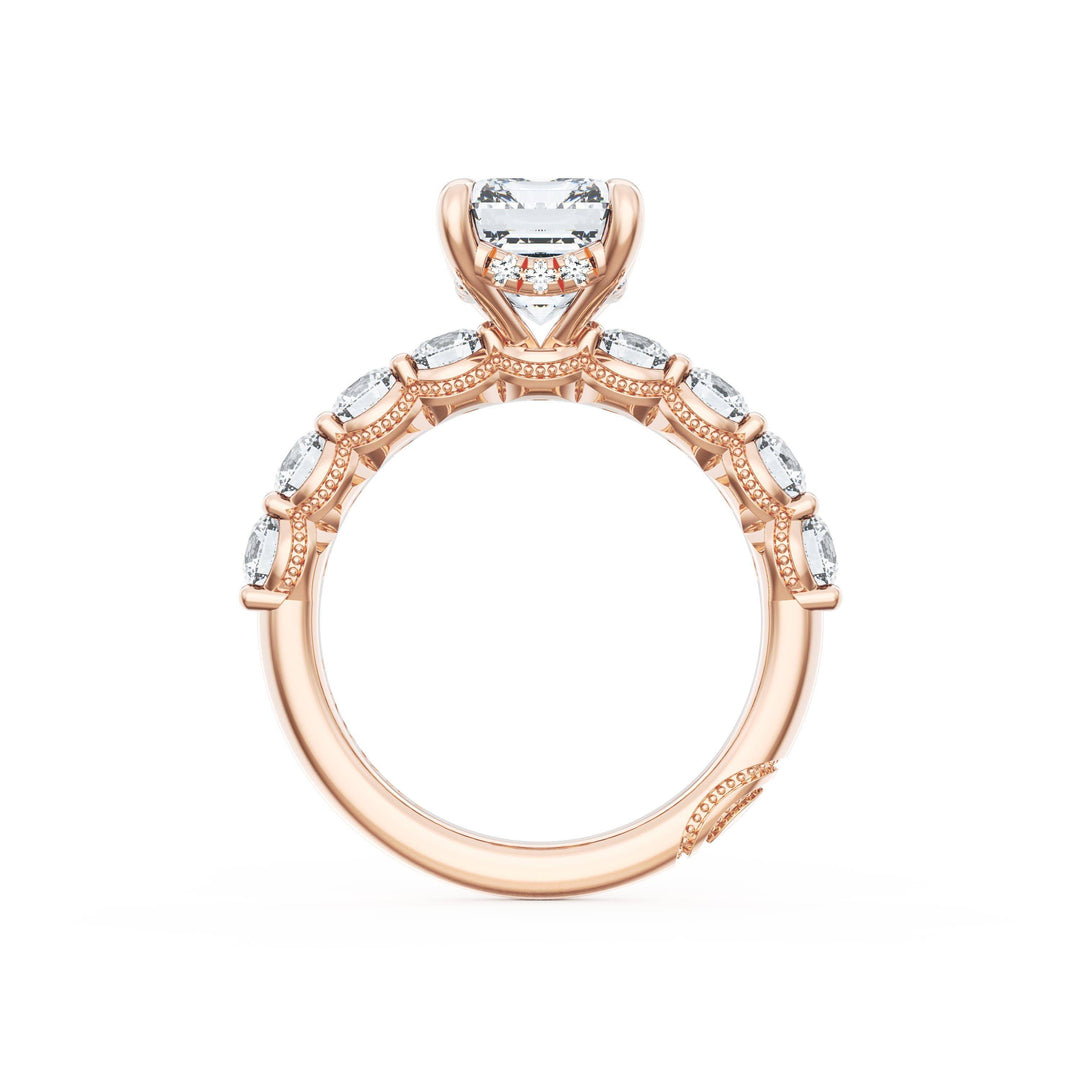 Emerald Solitaire Engagement Ring
