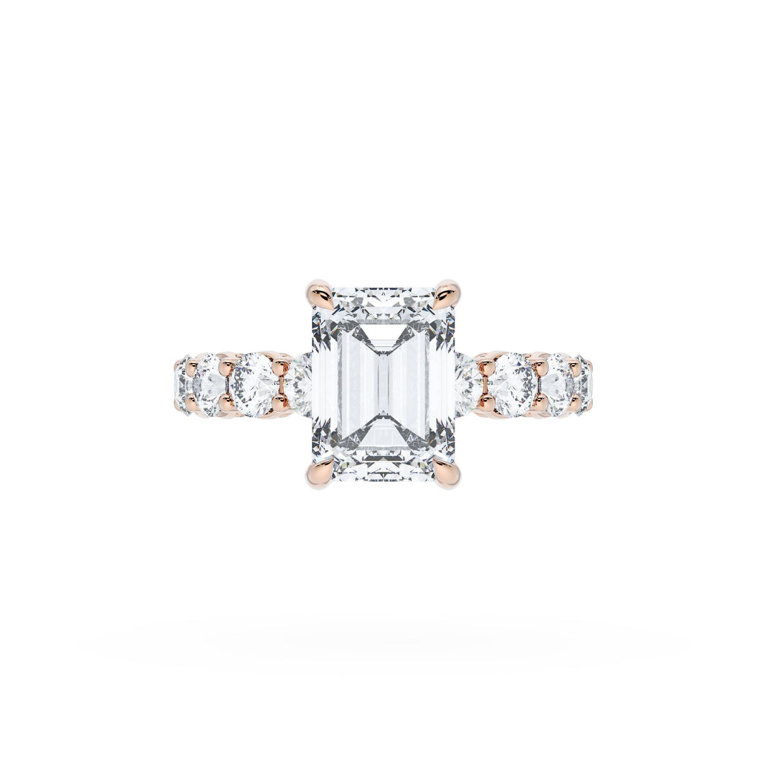 Emerald Solitaire Engagement Ring