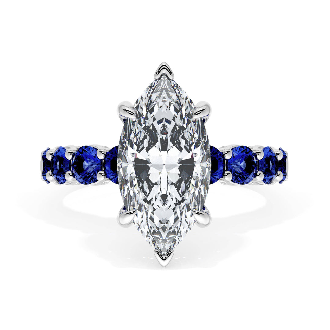 Marquise Solitaire Engagement Ring