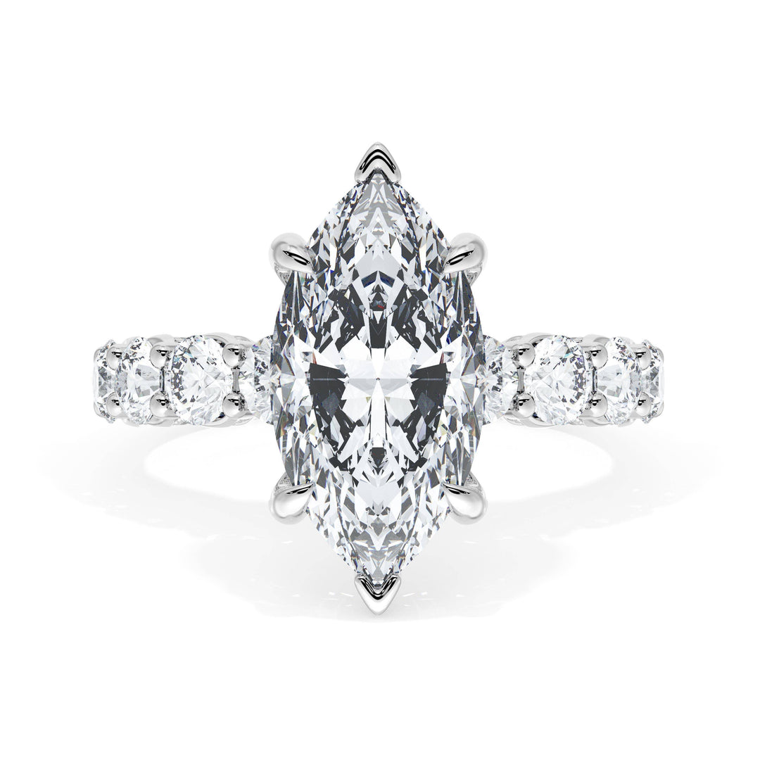 Marquise Solitaire Engagement Ring