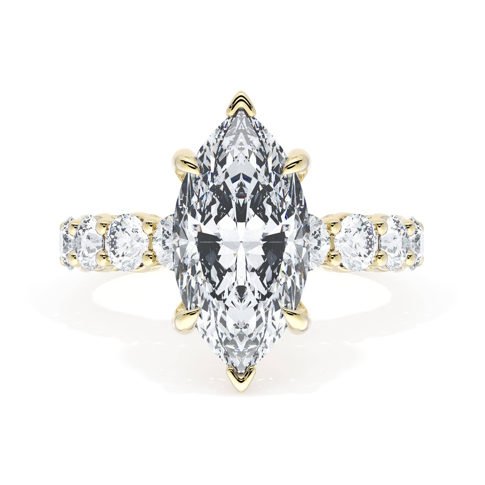 Marquise Solitaire Engagement Ring