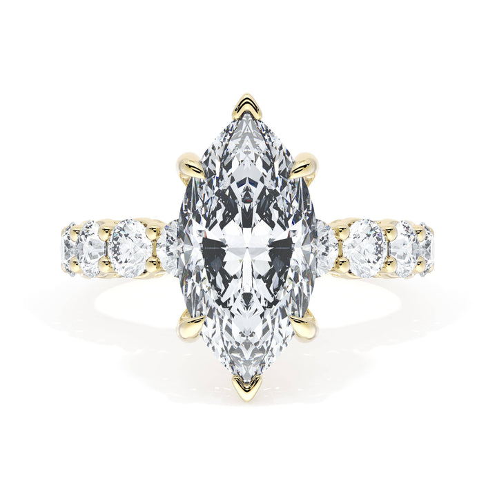 Marquise Solitaire Engagement Ring