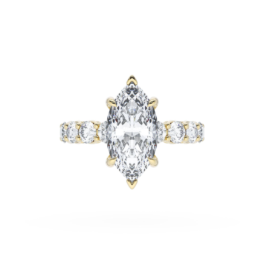 Marquise Solitaire Engagement Ring