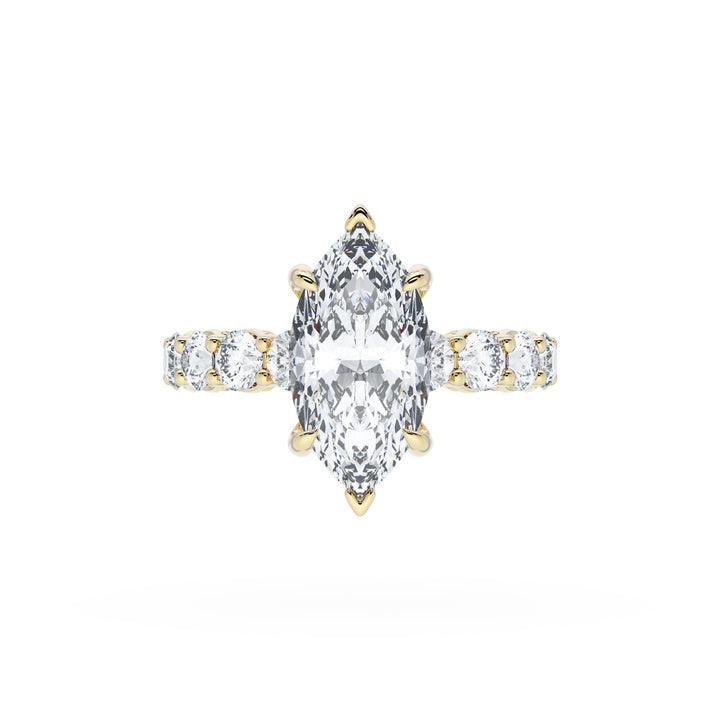 Marquise Solitaire Engagement Ring