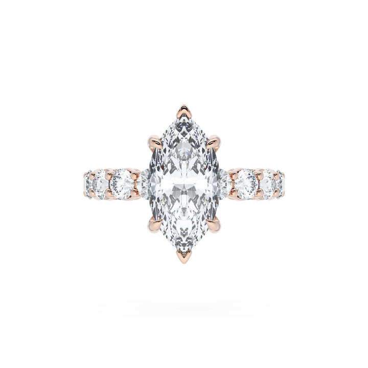 Marquise Solitaire Engagement Ring