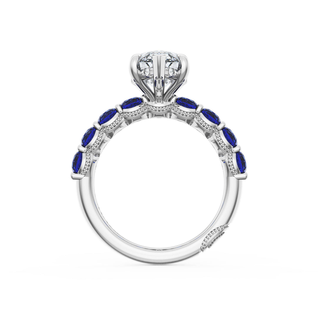 Marquise Solitaire Engagement Ring